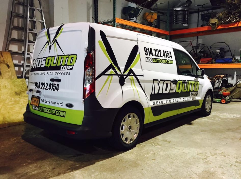 Mosquito Corp service van wrap