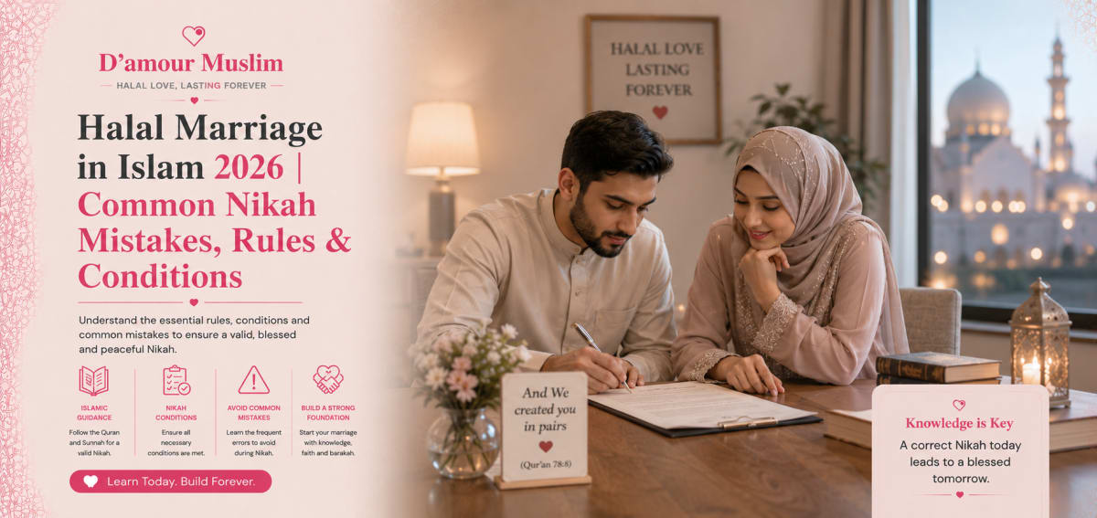 Halal Marriage in Islam 2026 | Common Nikah Mistakes, Rules & Conditions
