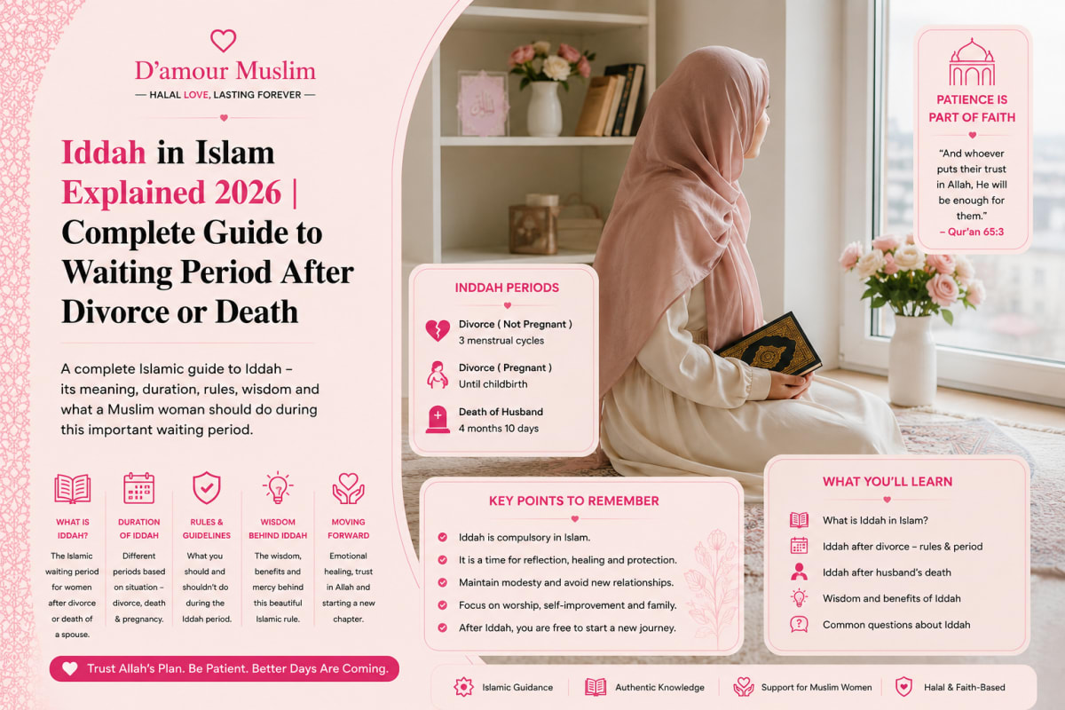 Iddah in Islam Explained 2026 | Complete Guide to Waiting Period After Divorce or Death