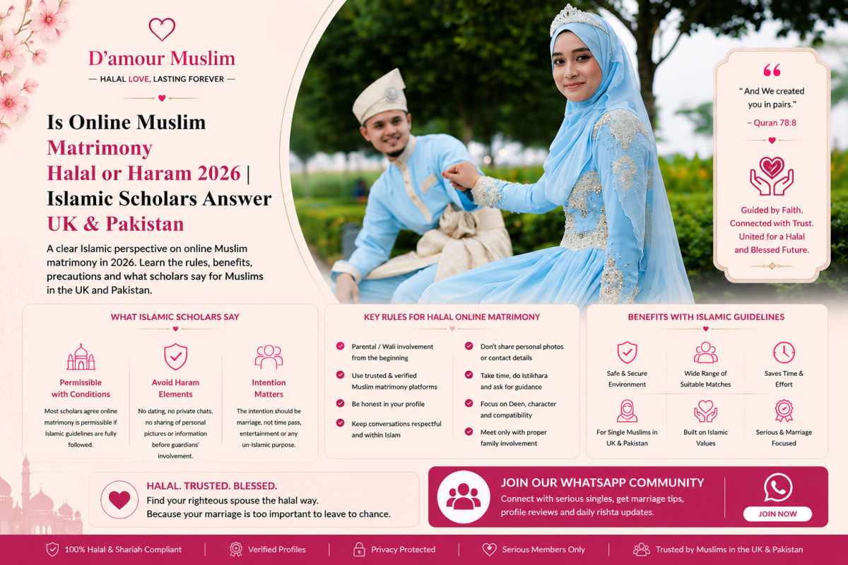 Is Online Muslim Matrimony Halal or Haram 2026 | Islamic Scholars Answer UK & Pakistan