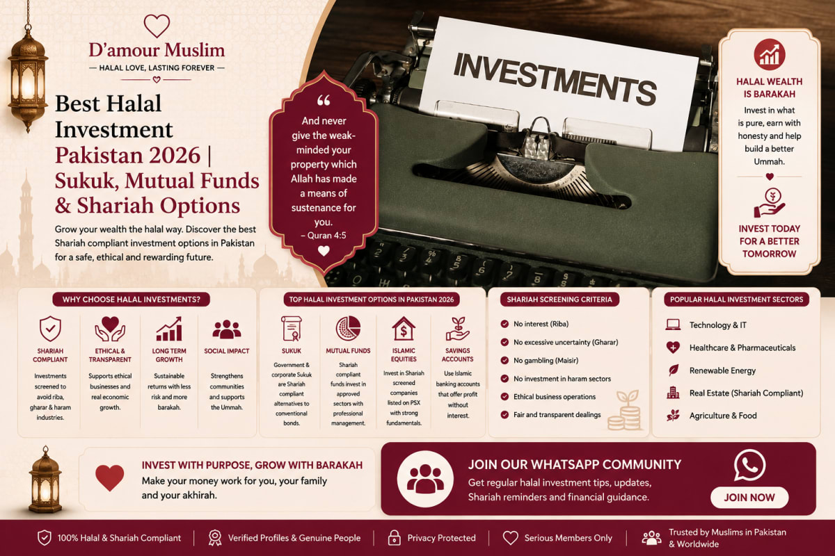 Best Halal Investment Pakistan 2026 | Sukuk, Mutual Funds & Shariah Options