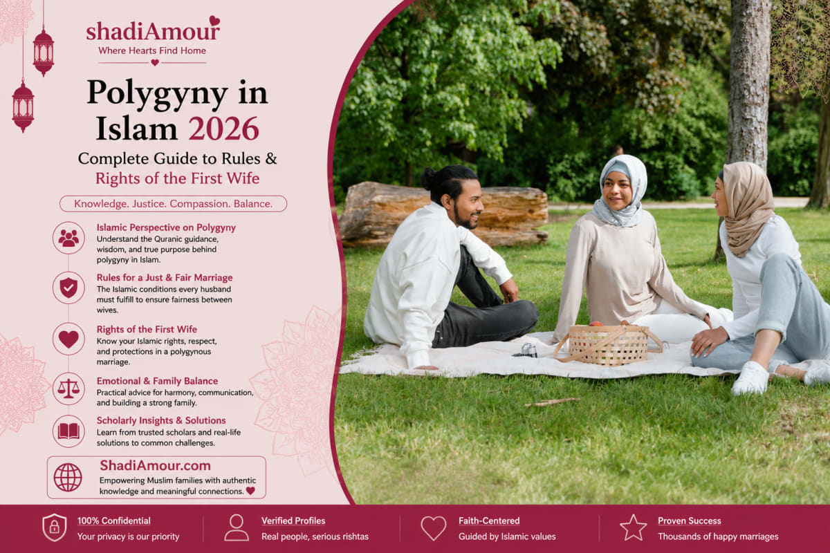 Polygyny in Islam 2026 | Complete Guide to Rules & Rights of the First Wife