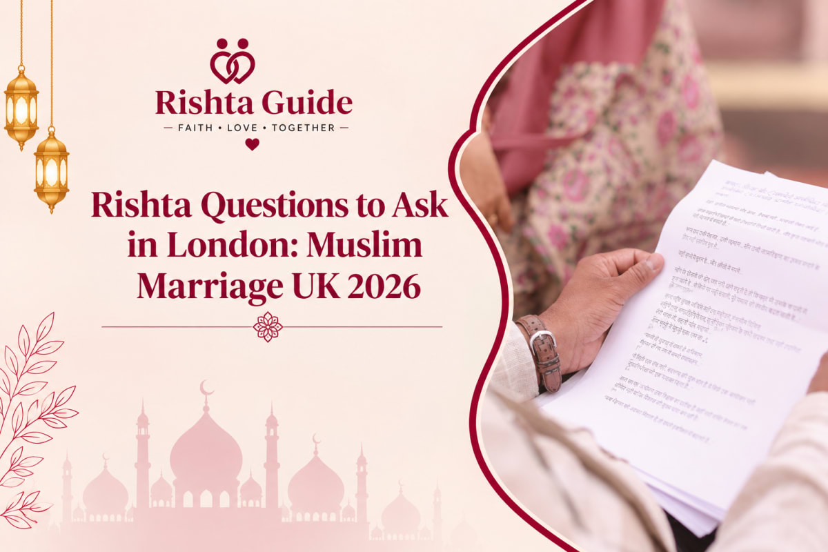 Rishta Questions to Ask in London: Muslim Marriage UK 2026