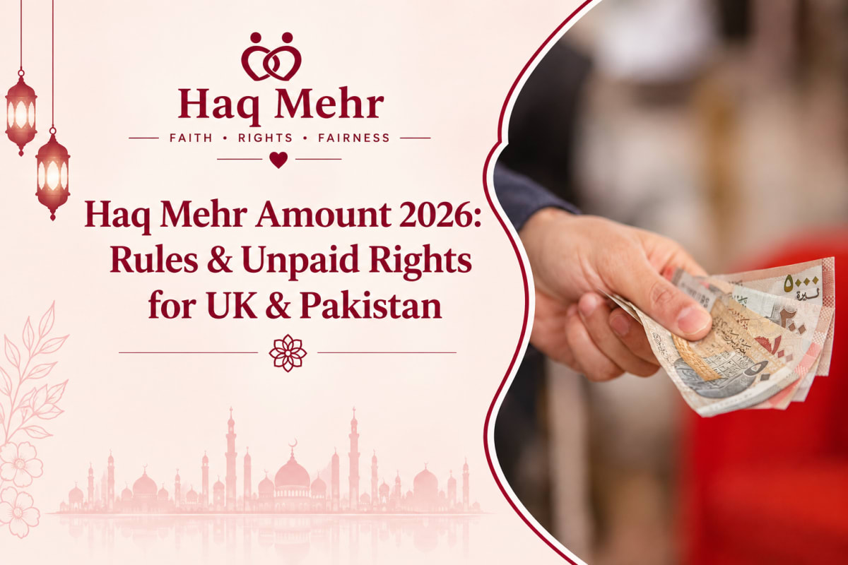 Haq Mehr Amount 2026: Rules & Unpaid Rights for UK & Pakistan