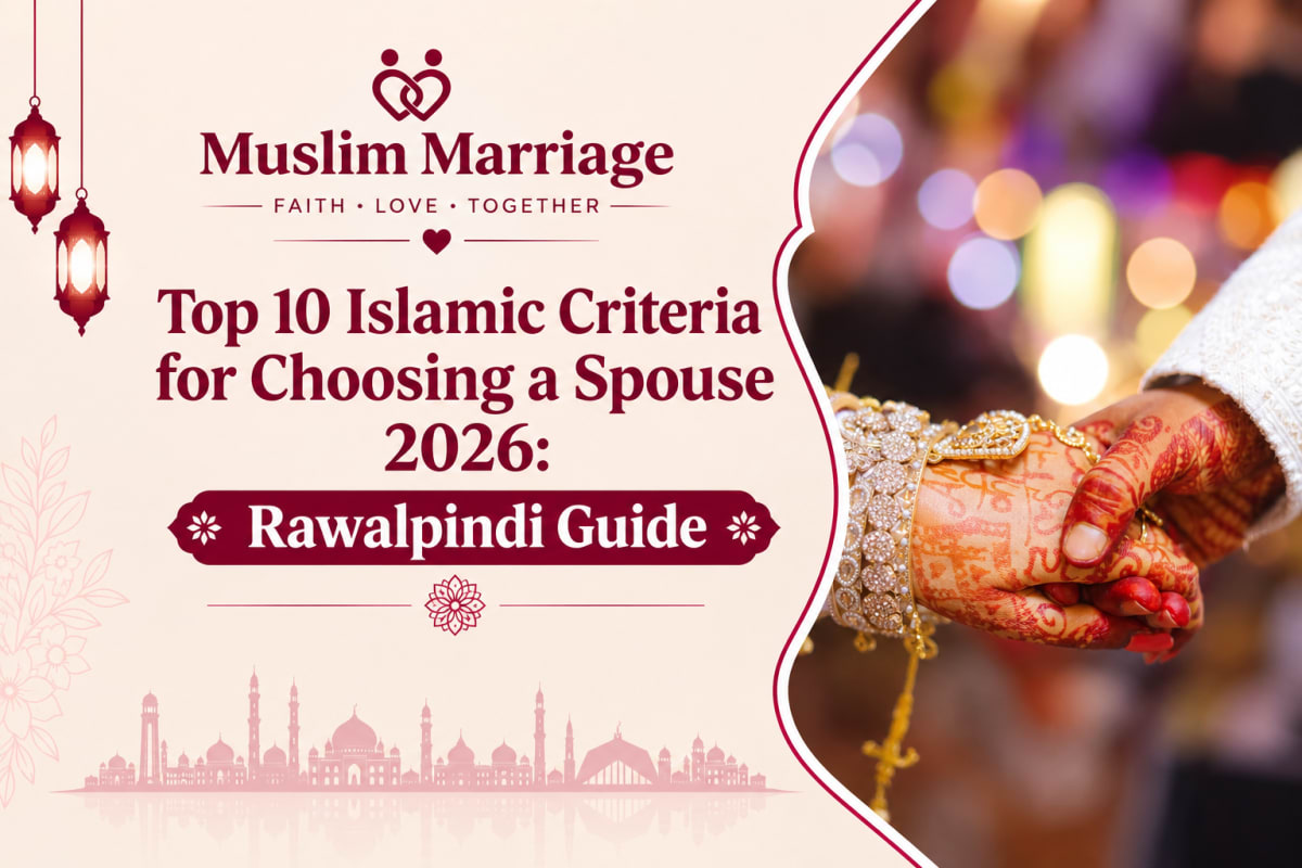 Top 10 Islamic Criteria for Choosing a Spouse 2026: Rawalpindi Guide