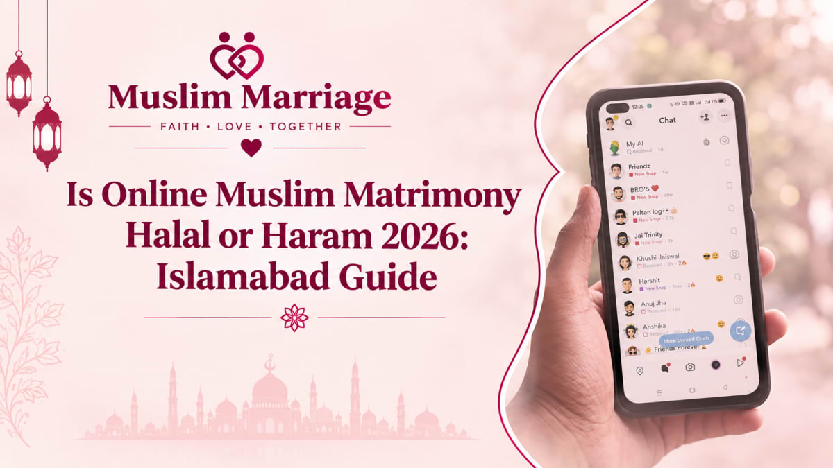 Is Online Muslim Matrimony Halal or Haram 2026: Islamabad Guide