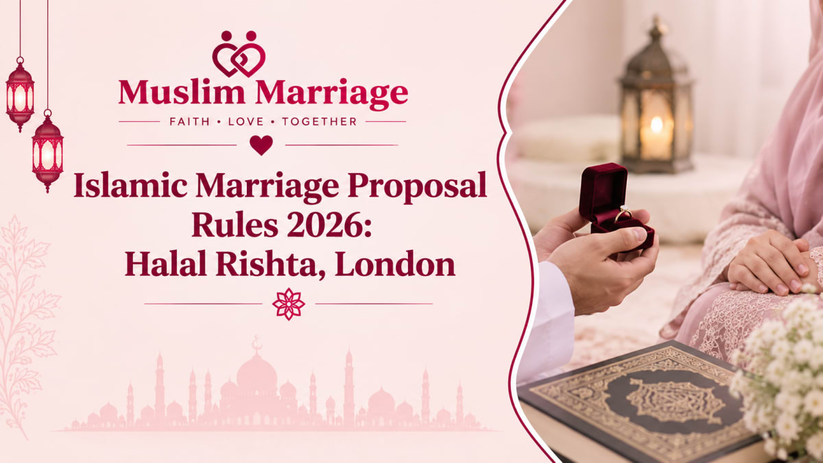 Islamic Marriage Proposal Rules 2026: Halal Rishta, London