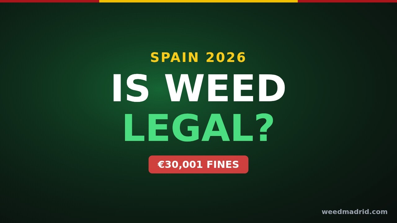 Is Weed Legal in Spain? Cannabis Laws Explained [2026 Guide]