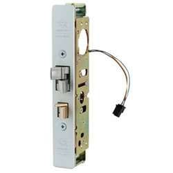 Adams Rite 4300-30-201-628 Electrified Deadlatch, 1-1/8" Backset, Mortise, Flat, Standard Jamb, Clear Anodized