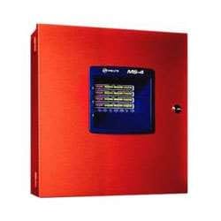 Fire-Lite MS-4 Four-Zone Conventional Fire Alarm Control Panel, 120VAC, 50/60Hz, 2.3A