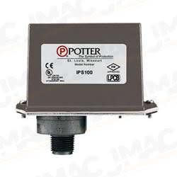 Potter Amseco IPS10-1 Industrial Pressure Switch, 1 Contact, 5-15 PSI, Nylon 1/2" NPT Male