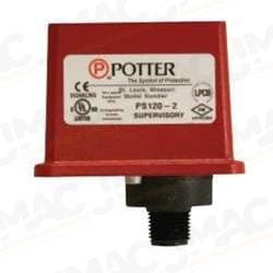 Potter Amseco PS120-2 Supervisory Pressure Switch for Excess Pressure Systems, Two Contacts