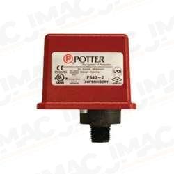 Potter Amseco PS-40-1 Low/High Supervisory Pressure Switch for Dry Valves, One Set of SPDT Contacts