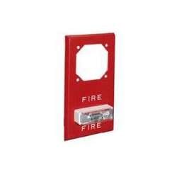 Cooper Wheelock RSSP-24MCW-FR Strobe Plate, Red, Wall Mount, FIRE Lettering, Multi-Candela