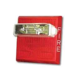 Cooper Wheelock HS4-24MCW-FR Horn Strobe, Red, Wall Mount, FIRE Lettering