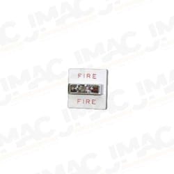 Cooper Wheelock RSS-24MCW-FW Strobe, White, Wall Mount, FIRE Lettering, Multi-Candela