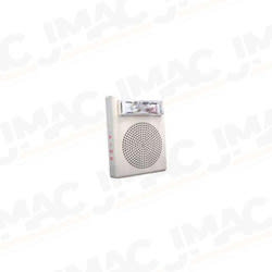 Cooper Wheelock E50-24MCW-FW Speaker Strobe, White, Wall Mount, FIRE Lettering, Multi-Candela