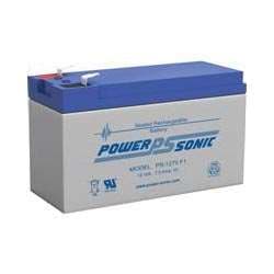 Power-Sonic PS-1270  SLA Battery 12V 7Ah w/F1 Terminals PS-1270F1
