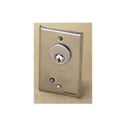 Securitron MK2 Mortise Keyswitch, DPDT Momentary, Single Gang