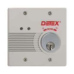 Detex EAX-2500F 12-24VAC/DC Alarm, Gray, Flush Mount