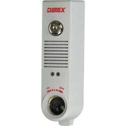 Detex EAX-500KS GRAY Exit Alarm, Surface Mount, Battery Powered, with Key Stop, Gray