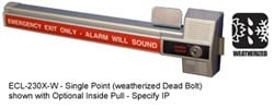 Detex ECL-230X-W Single Point Weatherized Dead Bolt