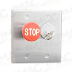 Camden CI-3052 Mortise Cylinder Industrial Key Switch