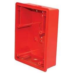 Cooper Wheelock E50SSB-R Surface Backbox for E50 Speaker/Strobe, Red