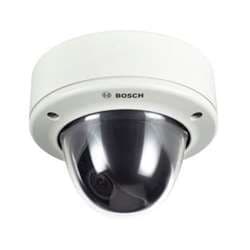 Bosch VDC-445V04-20S Flexidome VF Dome Color Camera, Vandal Resistant, 1/3" CCD, 4-9mm, F1.6, White, Surface Mount, NTSC