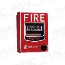 Fire-Lite BG-12L Dual Action Pull Station, SPST N/O Switch, Screw Terminal Connections, Key Lock