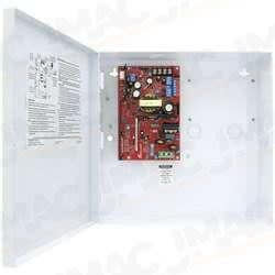 Seco-Larm EAP-5D1Q ENFORCER Access Control DC Power Supply, 1 Output, 5A@12VDC, 2.5A@24VDC (Field Switchable) with Enclosure