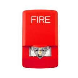 Cooper Wheelock Industry''s First LSTR Notification Appliance, Red, Wall Mount, FIRE lettering