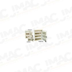 HPC KEKAB-120 Single Tag Key Cabinet, 120 Key Capacity