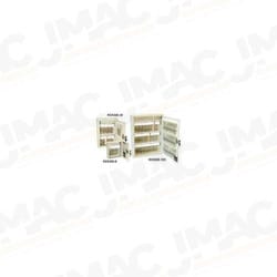 HPC KEKAB-160X Single Tag Key Cabinet, 160 Key Capacity, Expandable Cabinet