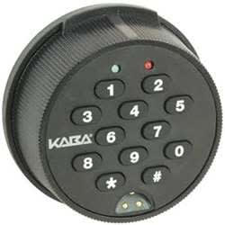 Kaba Mas Auditcon 2 Safe Lock 252 Series Self Powered Safe Lock, Round Housing, Dead Bolt, Non-Sensor