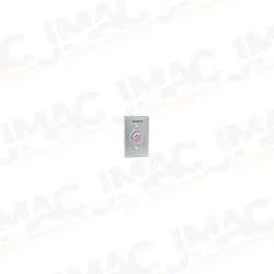 Locknetics 621-AL 1-1/4" Pushbutton, Single Gang, Aluminum Button, Satin Aluminum