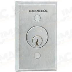 Locknetics 653-05 Keyswitch, SPDT Momentary, Single Direction, Single Gang