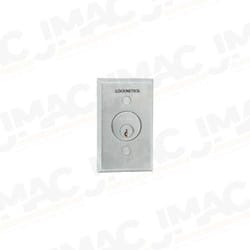 Locknetics 653-05-WP Keyswitch, SPDT Momentary, Single Direction, Single Gang, Weatherproof Cover