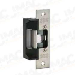 SDC 45-4SU SDC Electric Strike, Failsecure/Failsafe, 4-7/8" x 1-1/4" Square Corner Faceplate, Dull Stainless Steel