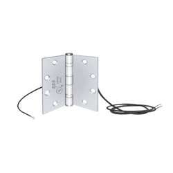 SDC PTH-10Q-DPS Ten Wire Power Transfer Hinge, Bright Chrome, 4.5" X 4.5", Concealed Door Position Switch