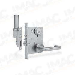 SDC Z7550LBU HiTower Frame Actuator Controlled Mortise Lockset, Locked from Outside, Failsafe