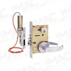 SDC Z7570 HiTower Frame Actuator Controlled Mortise Lockset, Locked from Outside, Failsecure