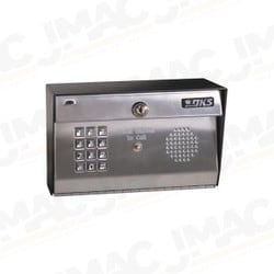 Doorking 1812-097 Intercom, Surface Mount, Stainless Steel, Camera