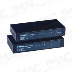 EtherWAN EX1605PBFT-20 4-Port 10/100BASE-TX + 1-Port 100BASE-FX Unmanaged Ethernet Switch, Multimode, ST Connectors, 20km