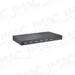 EtherWAN EX27064-143C 24-Port 100BASE-FX + 4-Port 100BASE-SX (SC, 550m) Gigabit Managed Ethernet Switch, Multimode, SC Connectors, 2km, 4 Gigabit Fiber Ports, 90-264VAC