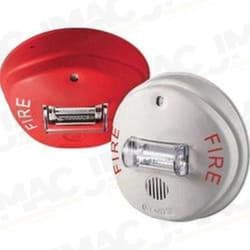 Potter Amseco CHS-24PW Selectable Candela Ceiling Mount Horn Strobe, White, No Lettering