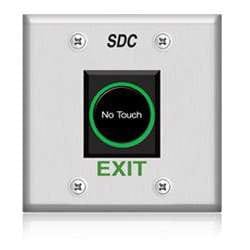 SDC-474DU Sanitary Touchless Exit Switch, Double Gang, Stainless Steel