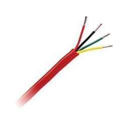 Honeywell Genesis 45071104 18/4 Solid Unshielded Cable, Red [1000''/Box]