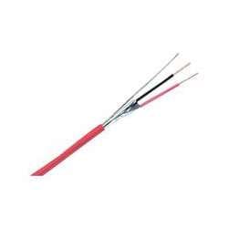 Honeywell Genesis 46025504 18/2 Solid Overall Shielded  Cable, Red [500'']