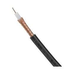 Honeywell Genesis 50011108 RG59/U BC Braid Shield Cable, Black [1000'']